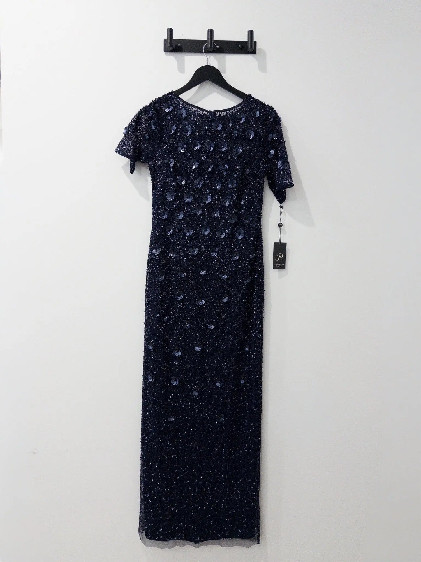 3D Embellished Floral Sheath Dress Adrianna Papell