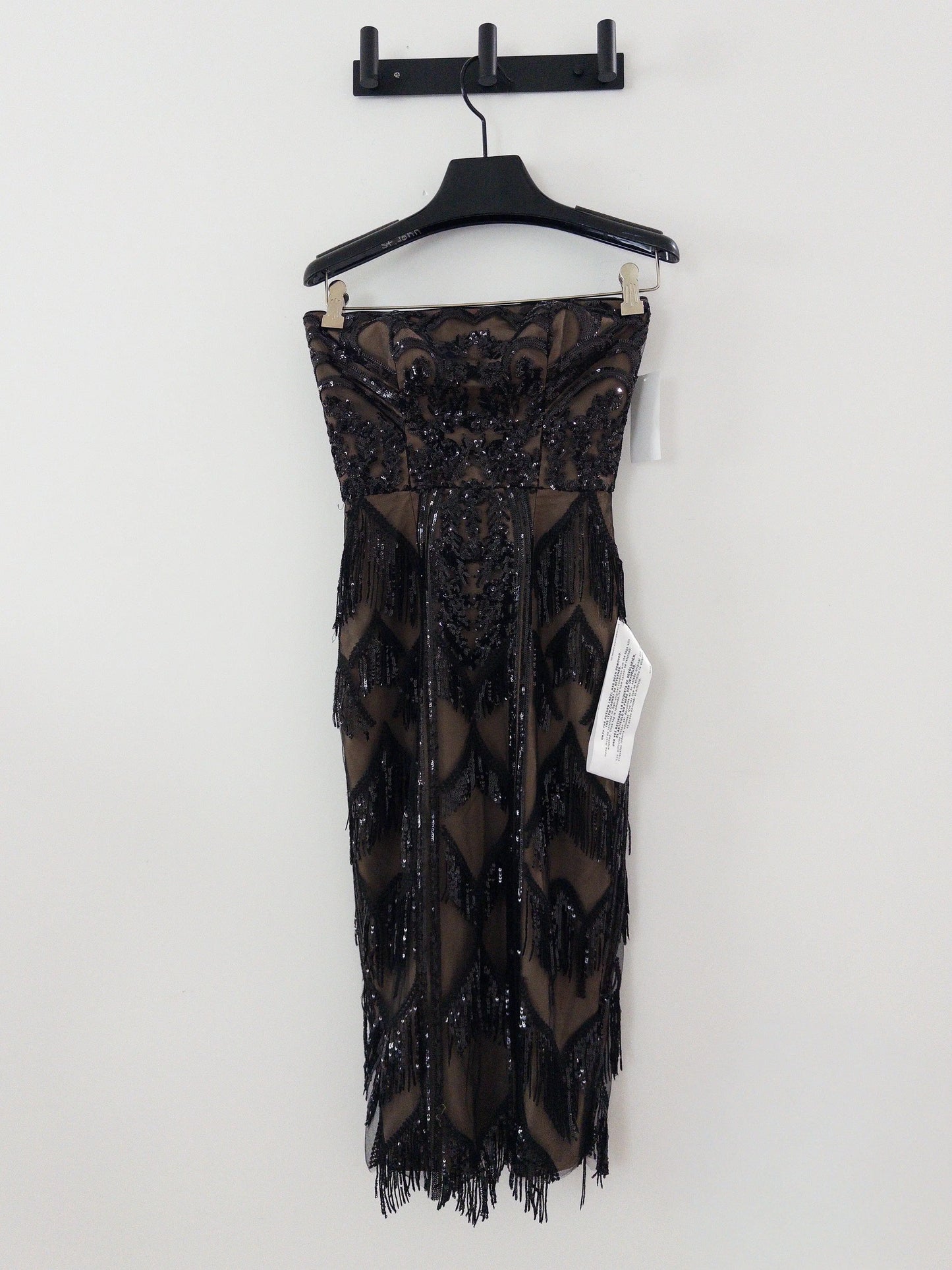 Viviana Sequined Fringe Dress Dress the Population