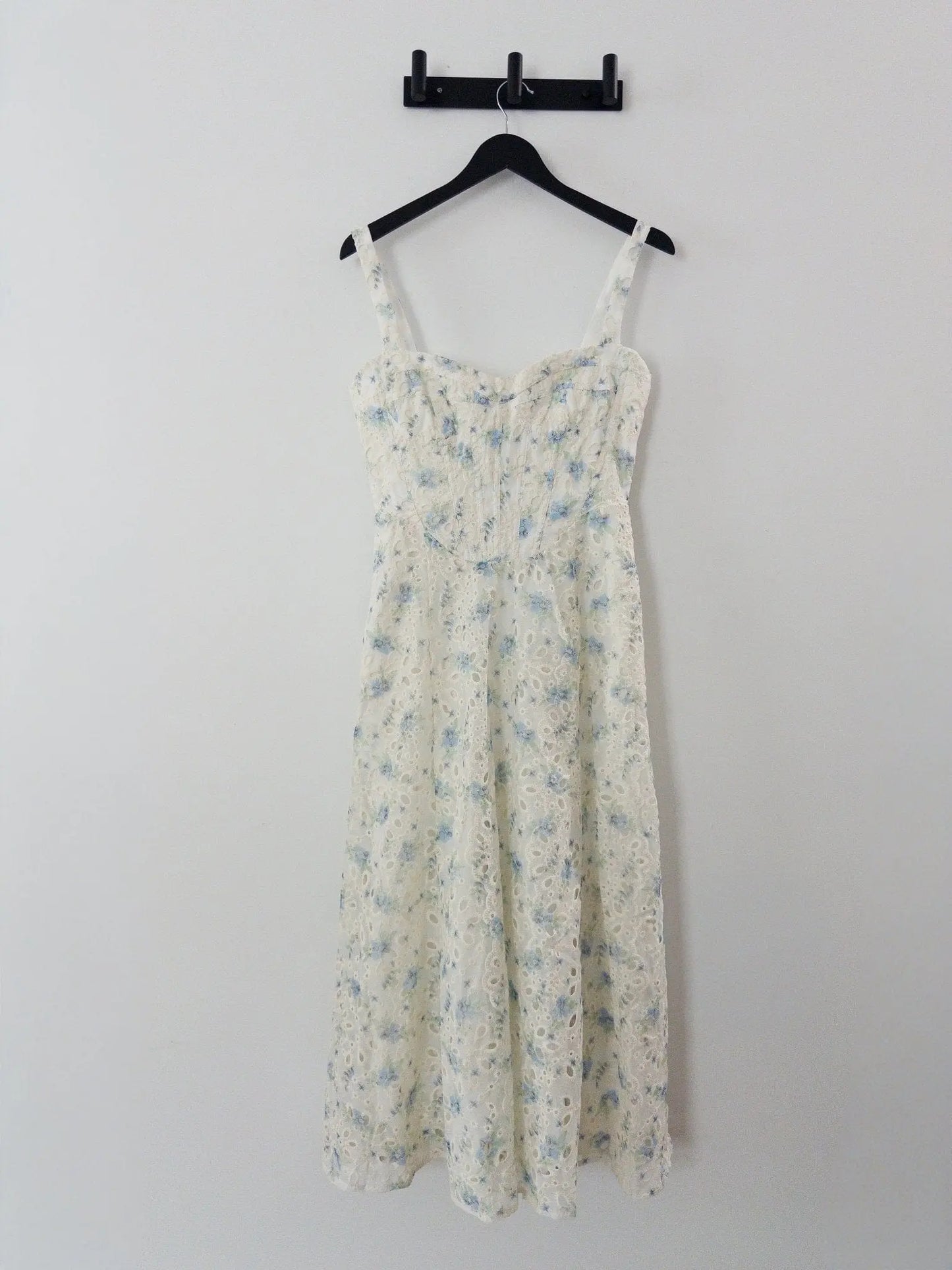 Adaline Embroidered A-Line Sleeveless Dress Bardot