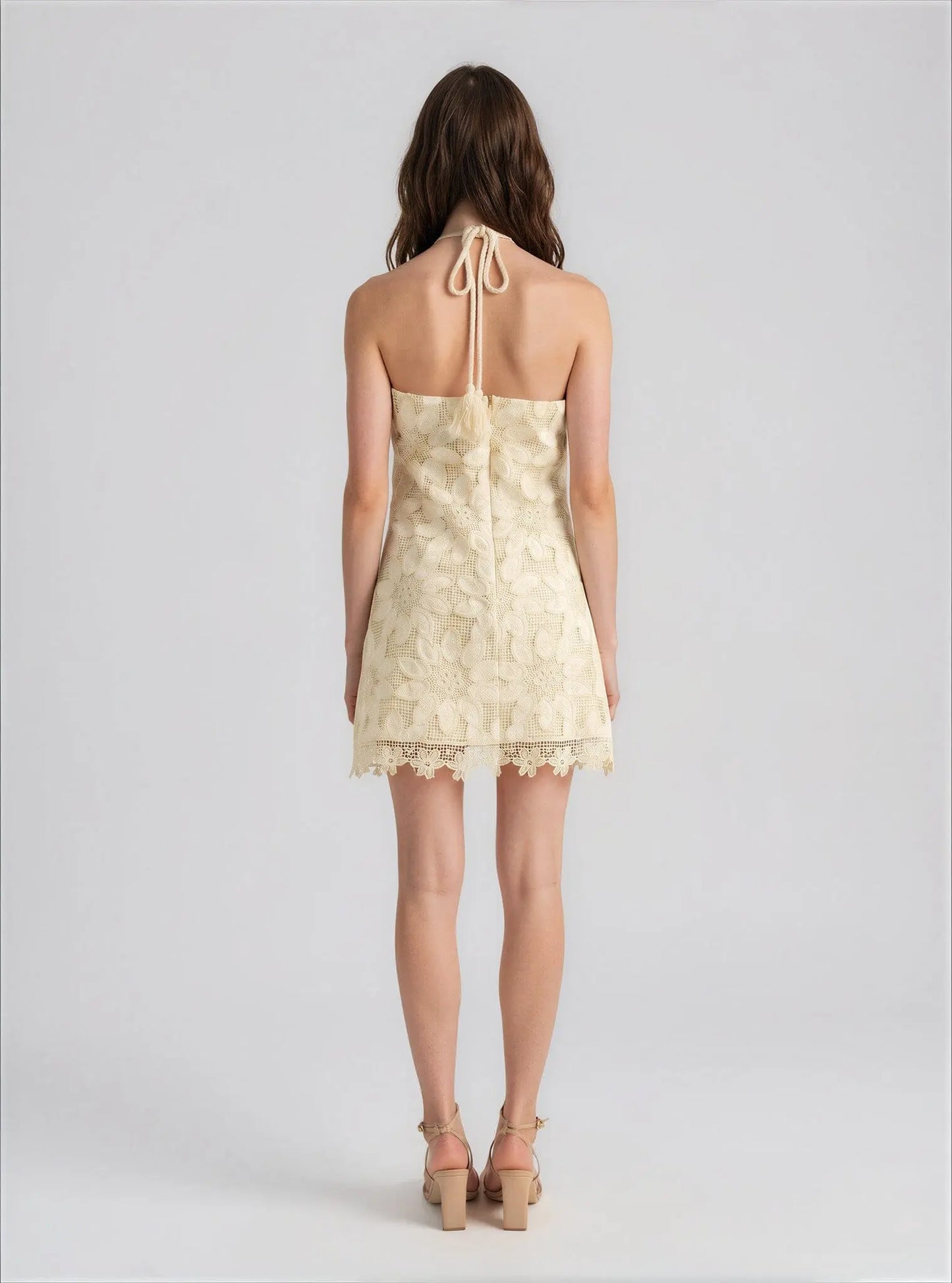 Alaia Short Halter Dress AROSE STUDIO