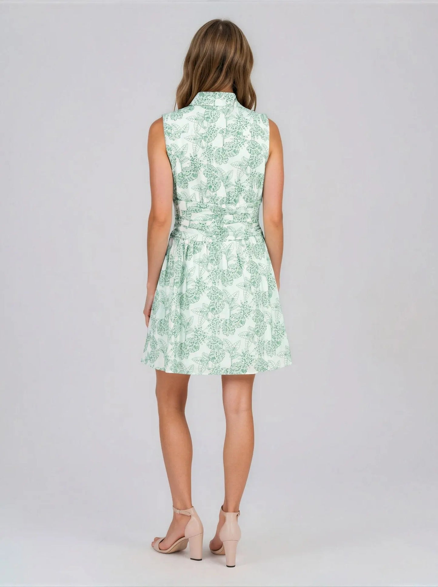 Cotton Embroidered Sleeveless Dress - Layalita