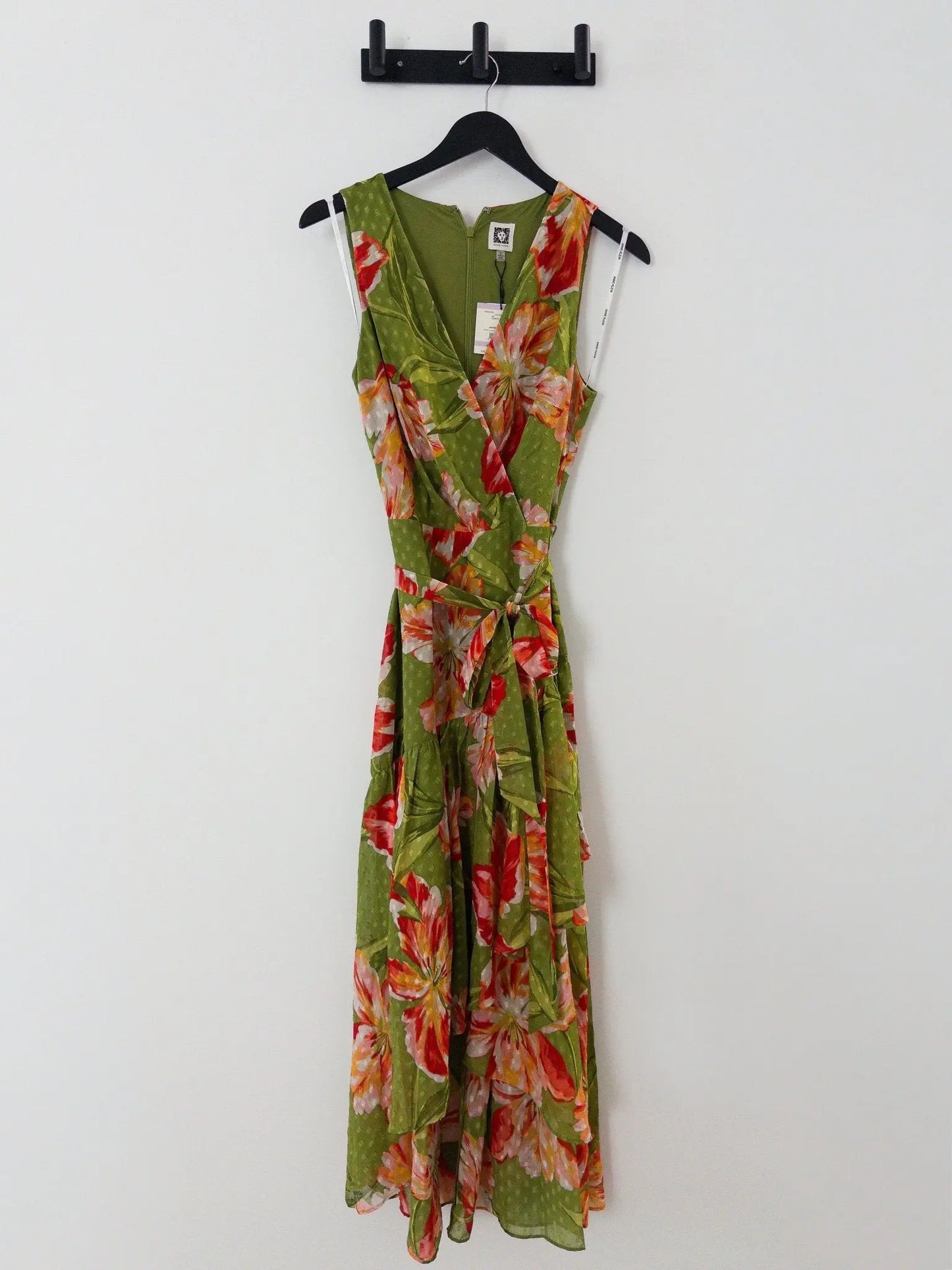 Floral - Print High - Low Faux - Wrap Dress - Layalita