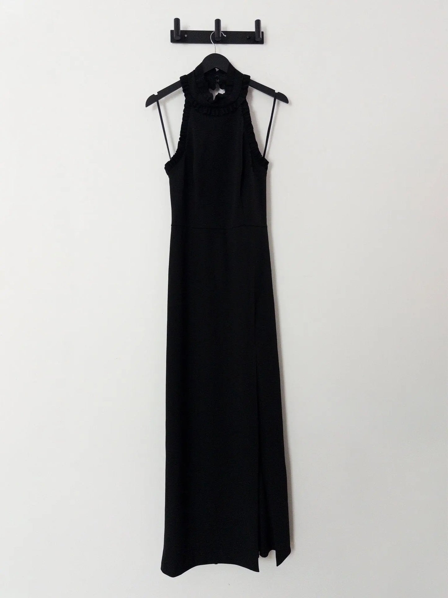 High-Neck Open-Back Gown XSCAPE