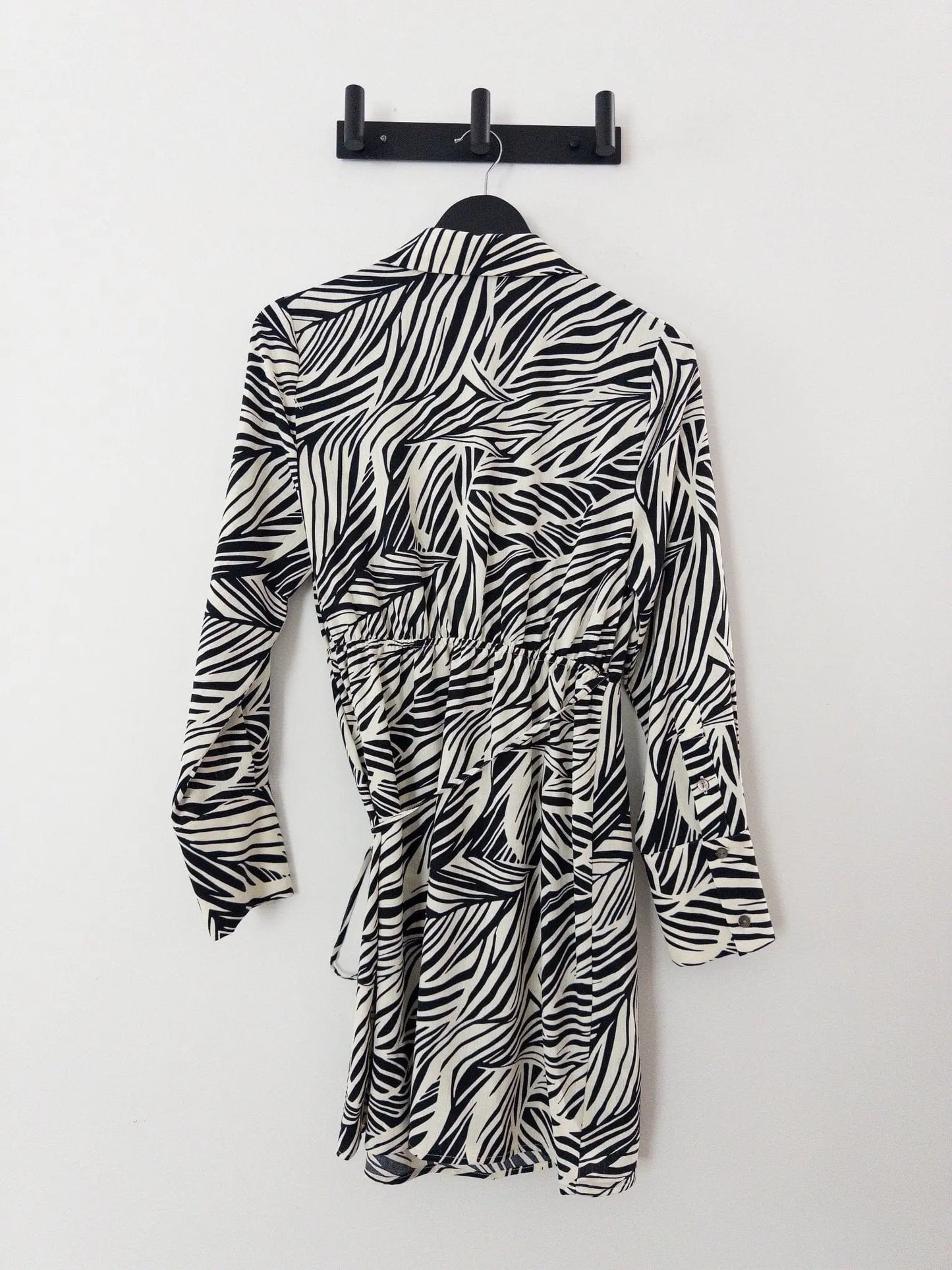 Printed Collared A-Line Dress Sam Edelman