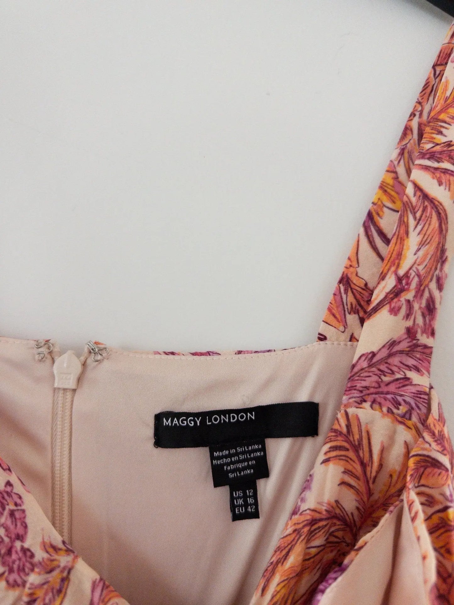 Printed Empire - Waist Midi Dress - Layalita