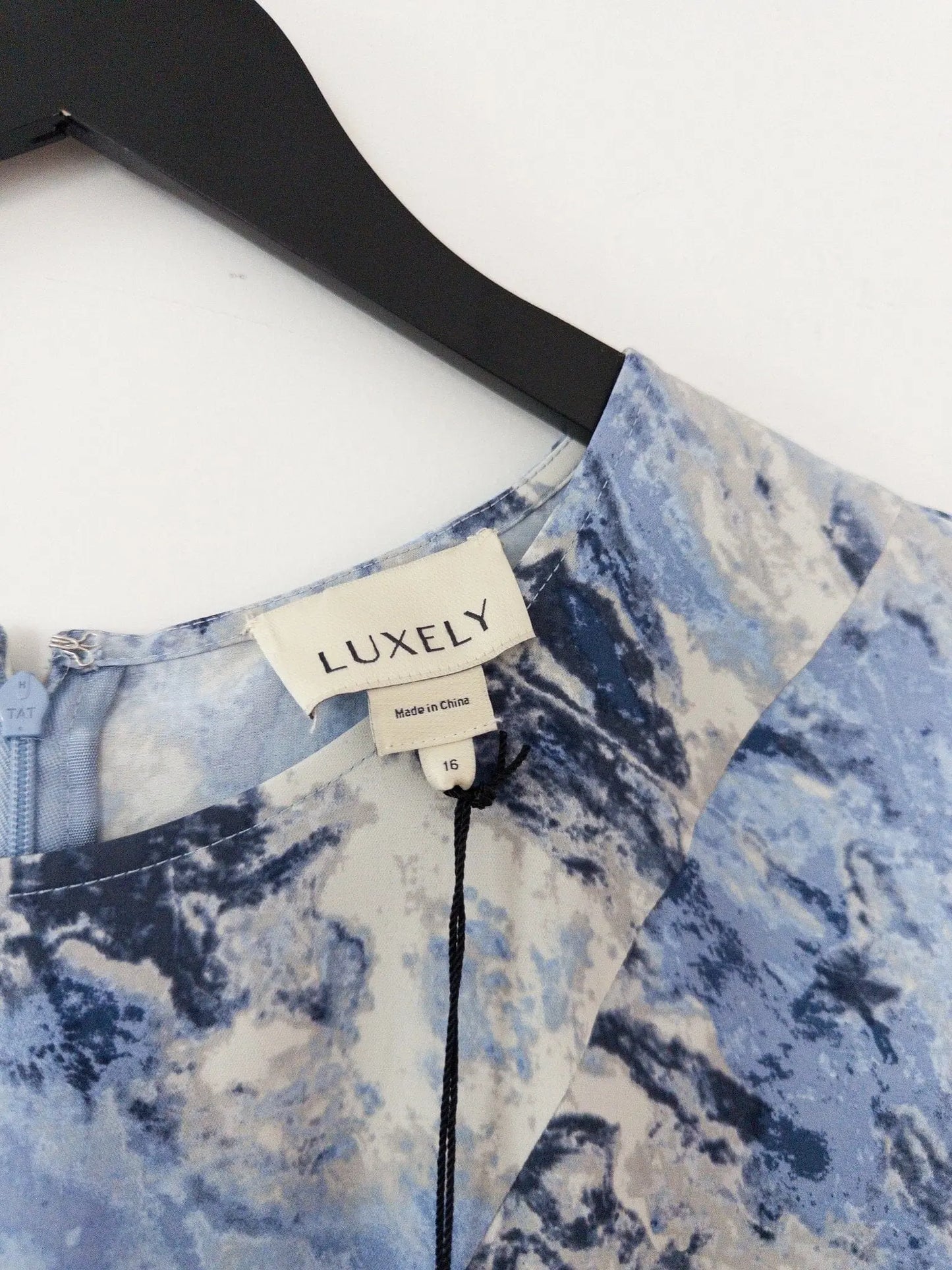 Satin Printed Midi Dress Luxely