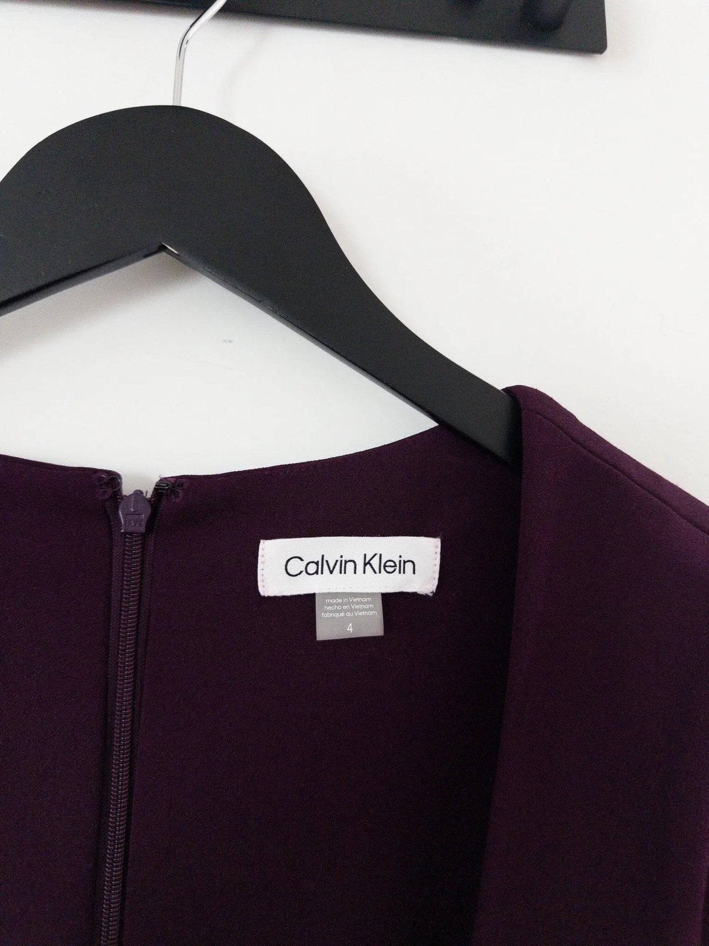 Scuba Crepe Square-Neck Fit & Flair Dress Calvin Klein