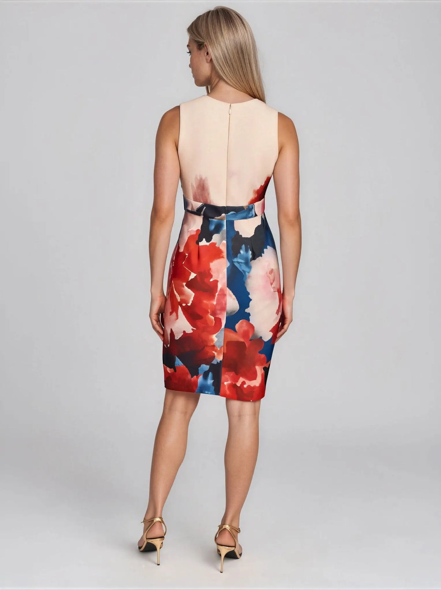 Sleeveless Scuba Sheath Dress - Layalita