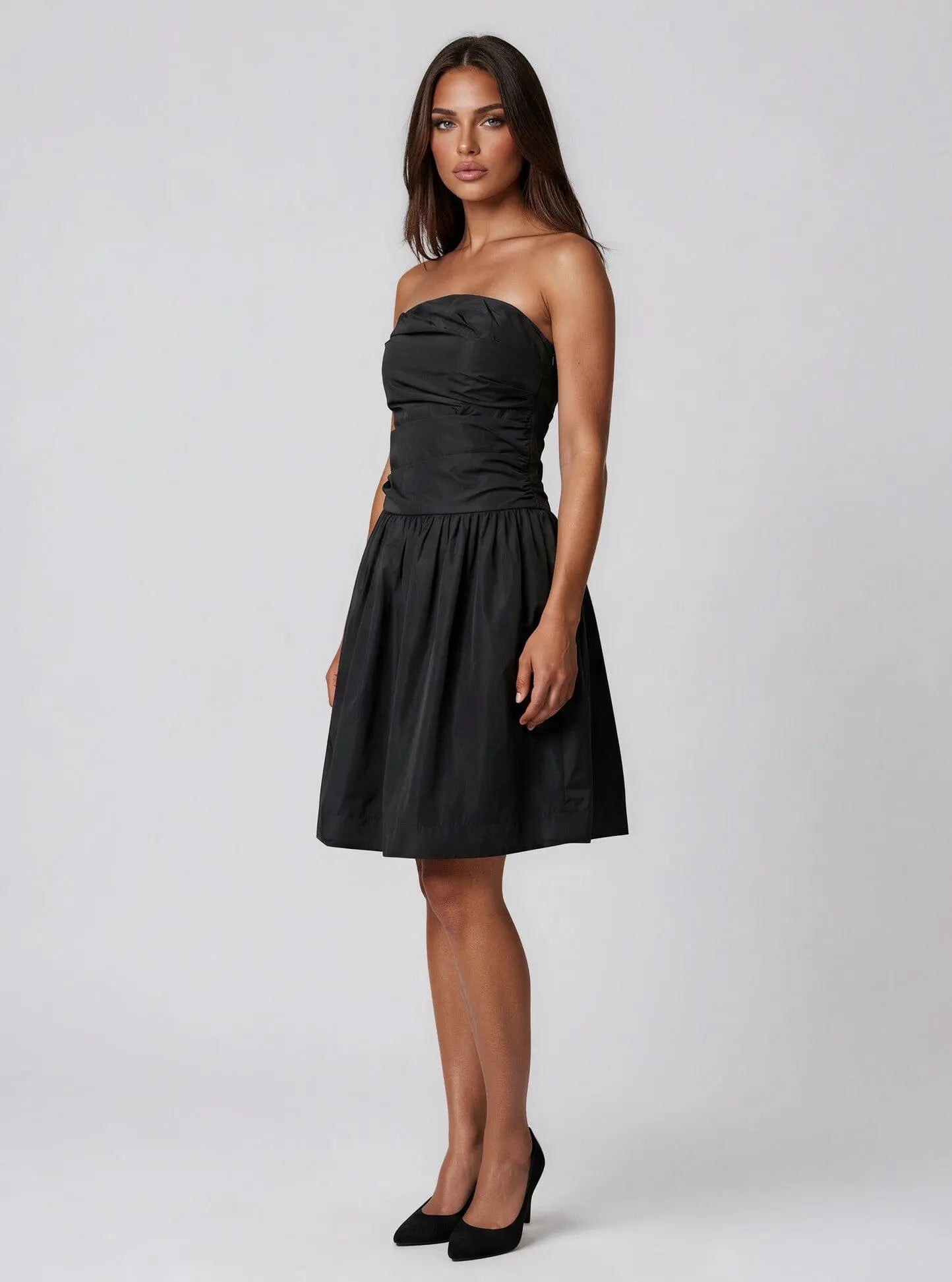 Strapless A-Line Dress - Layalita