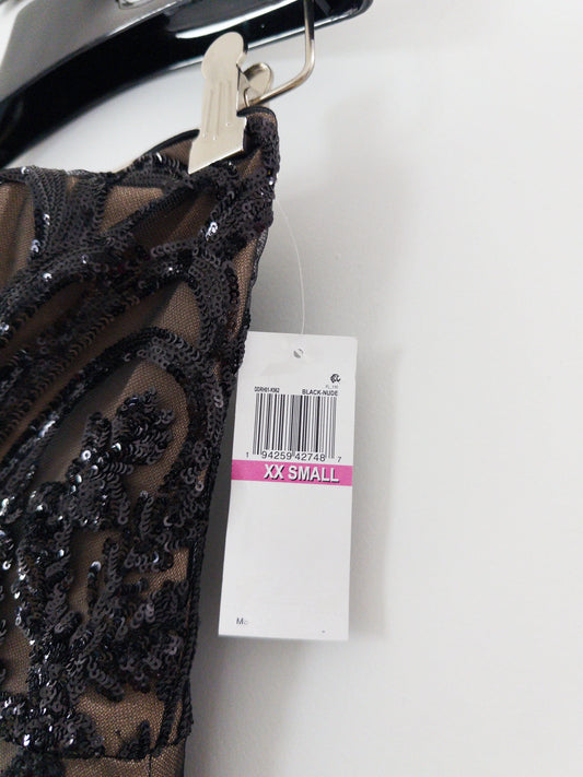 Viviana Sequined Fringe Dress Dress the Population 