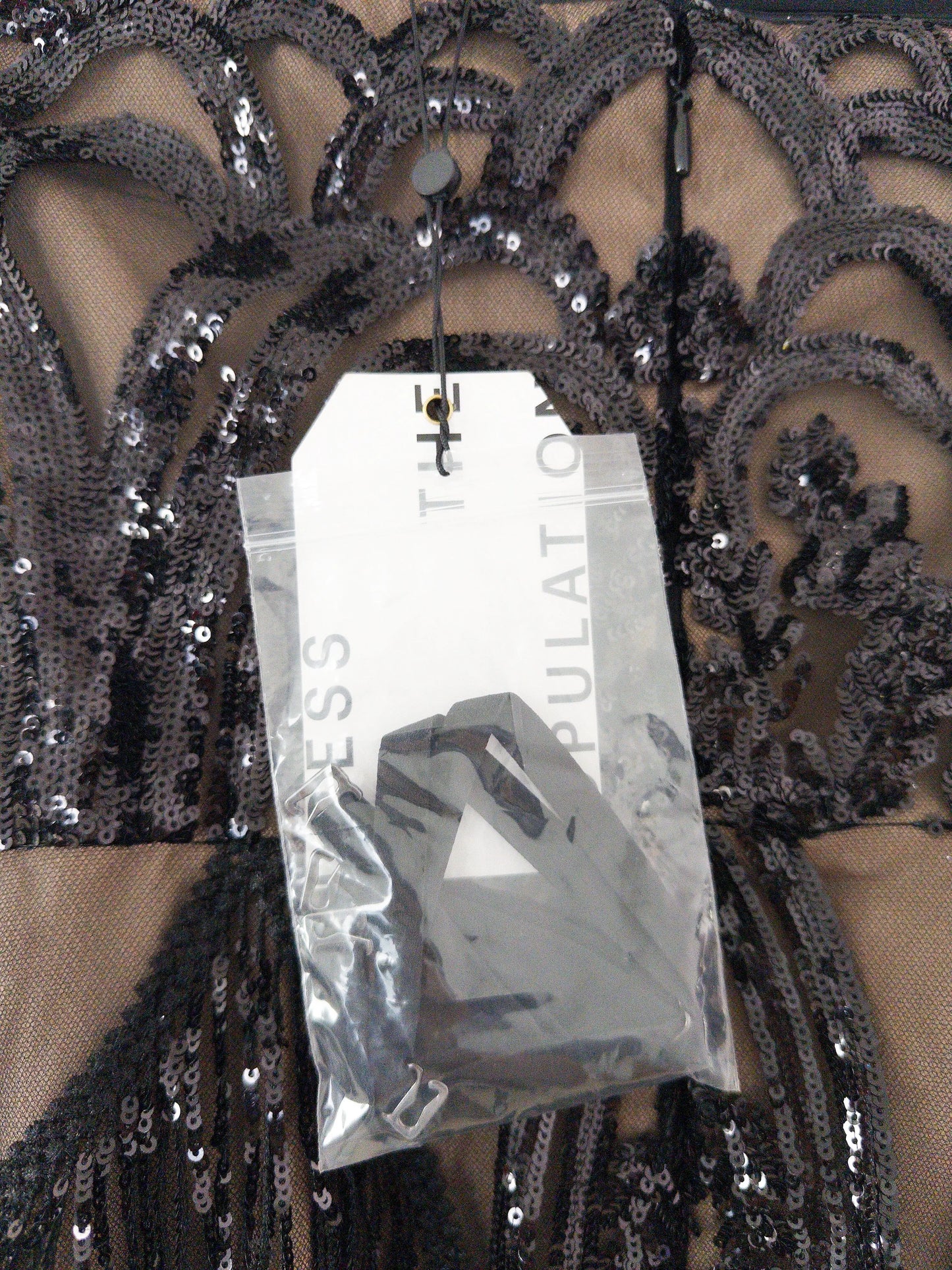 Viviana Sequined Fringe Dress Dress the Population 