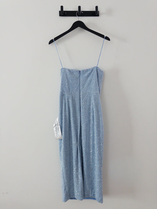 Viviana Sequined Strapless Dress Dress the Population 