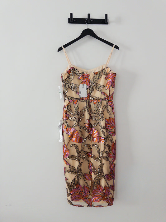 Blakely Sweetheart-Neck Sequin Bodycon Midi Dress Dress the Population 