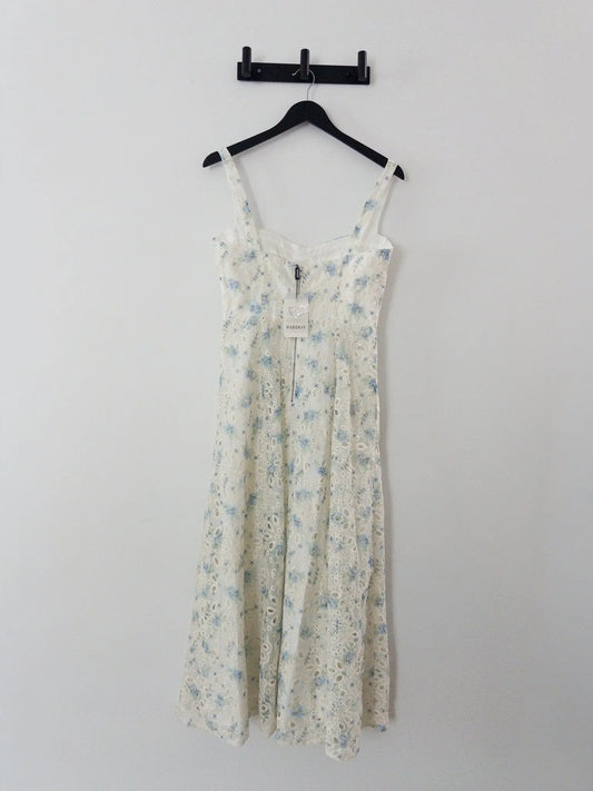Adaline Embroidered A-Line Sleeveless Dress Bardot 