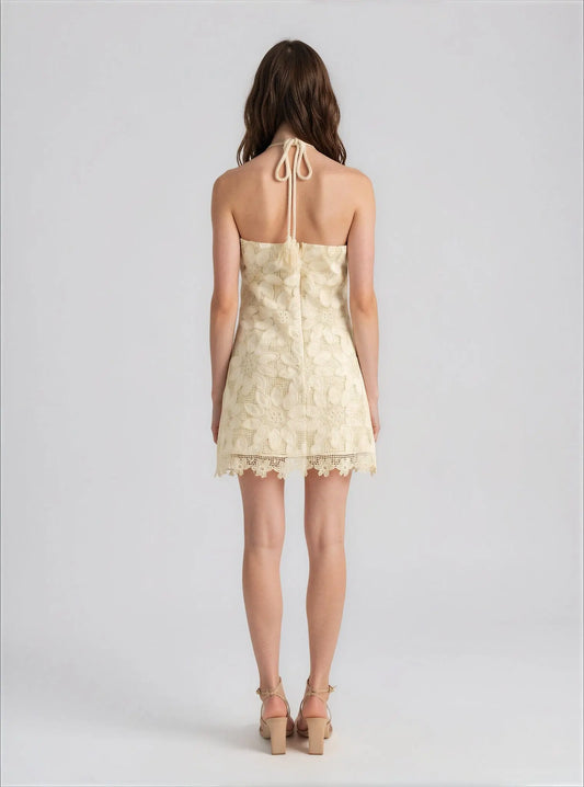 Alaia Short Halter Dress AROSE STUDIO 