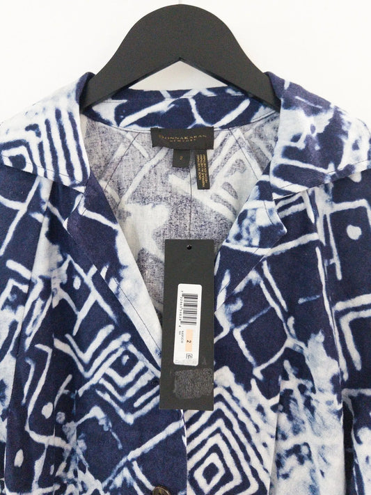 Belted Midi Shirt Dress Donna Karan New York 