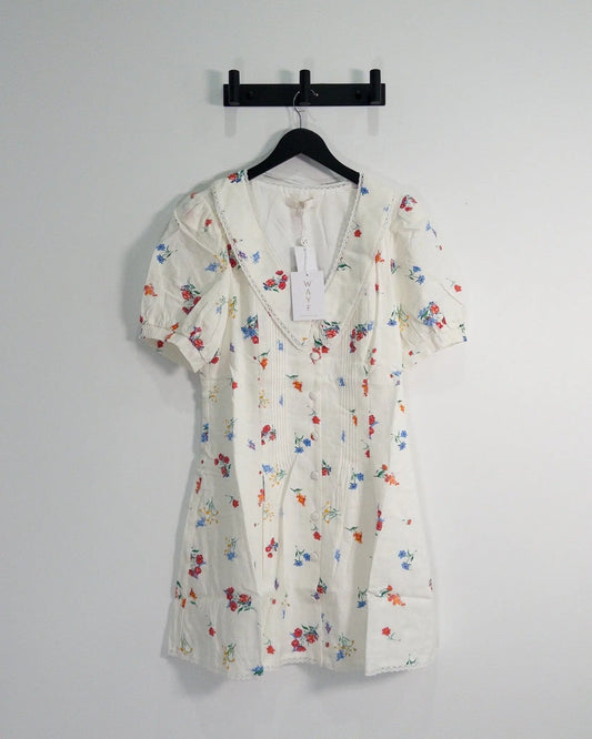 Berkleigh Collar Mini Dress WAYF 
