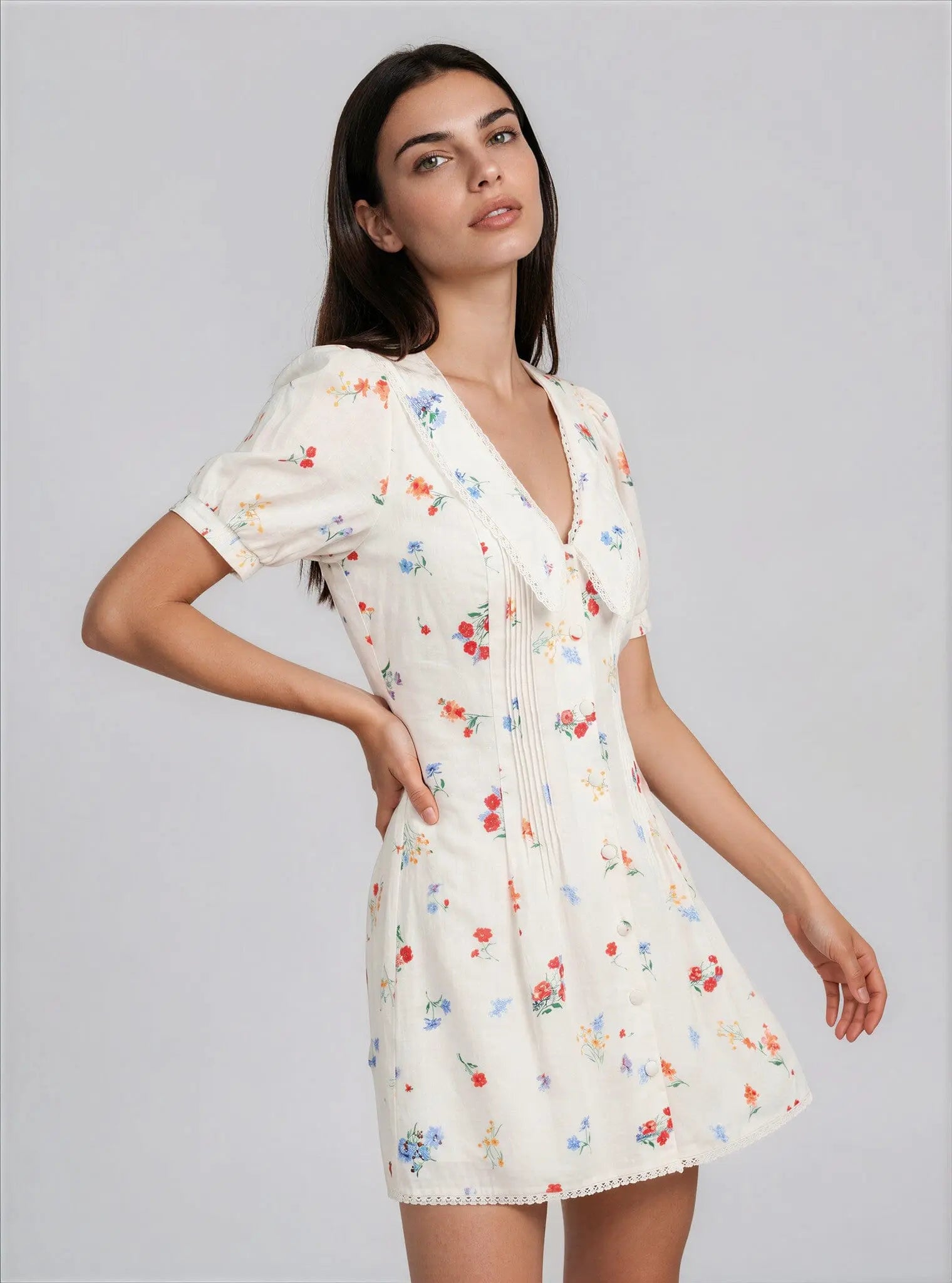Berkleigh Collar Mini Dress - Layalita