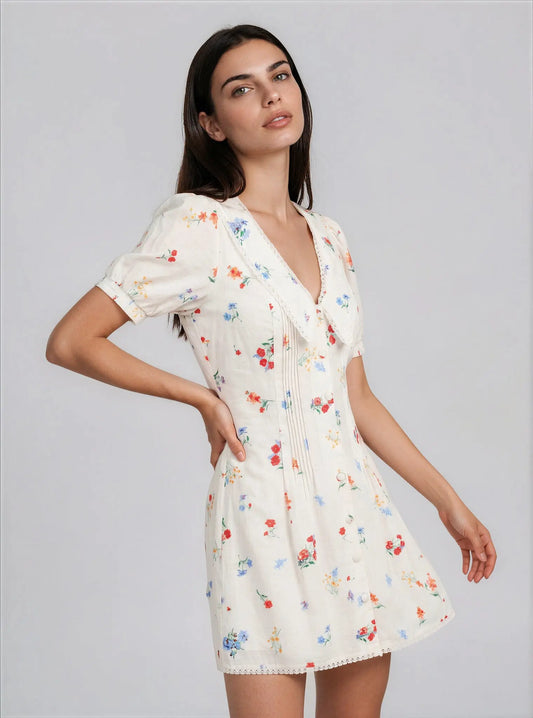 Berkleigh Collar Mini Dress - Layalita