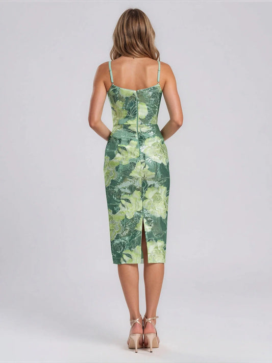 Blakely Sweetheart-Neck Dress Dress the Population 