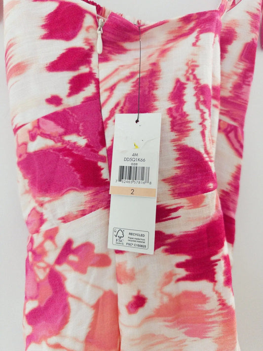 Bow-front Buckled-strap Midi Dress DKNY 