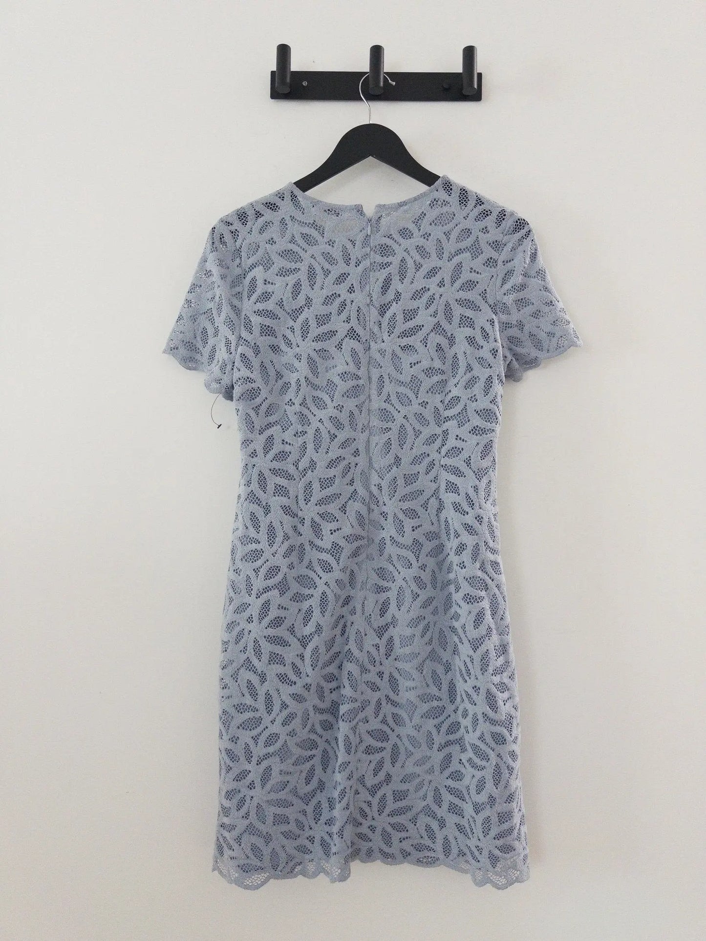 Burnout Lace Jewel-Neck Dress - Layalita