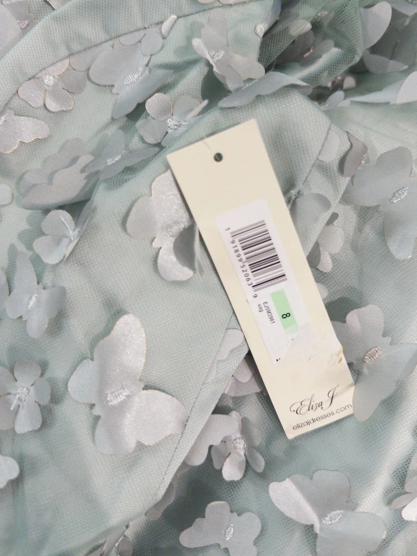 Butterfly Floral Embellished Fit & Flare Dresss - Layalita