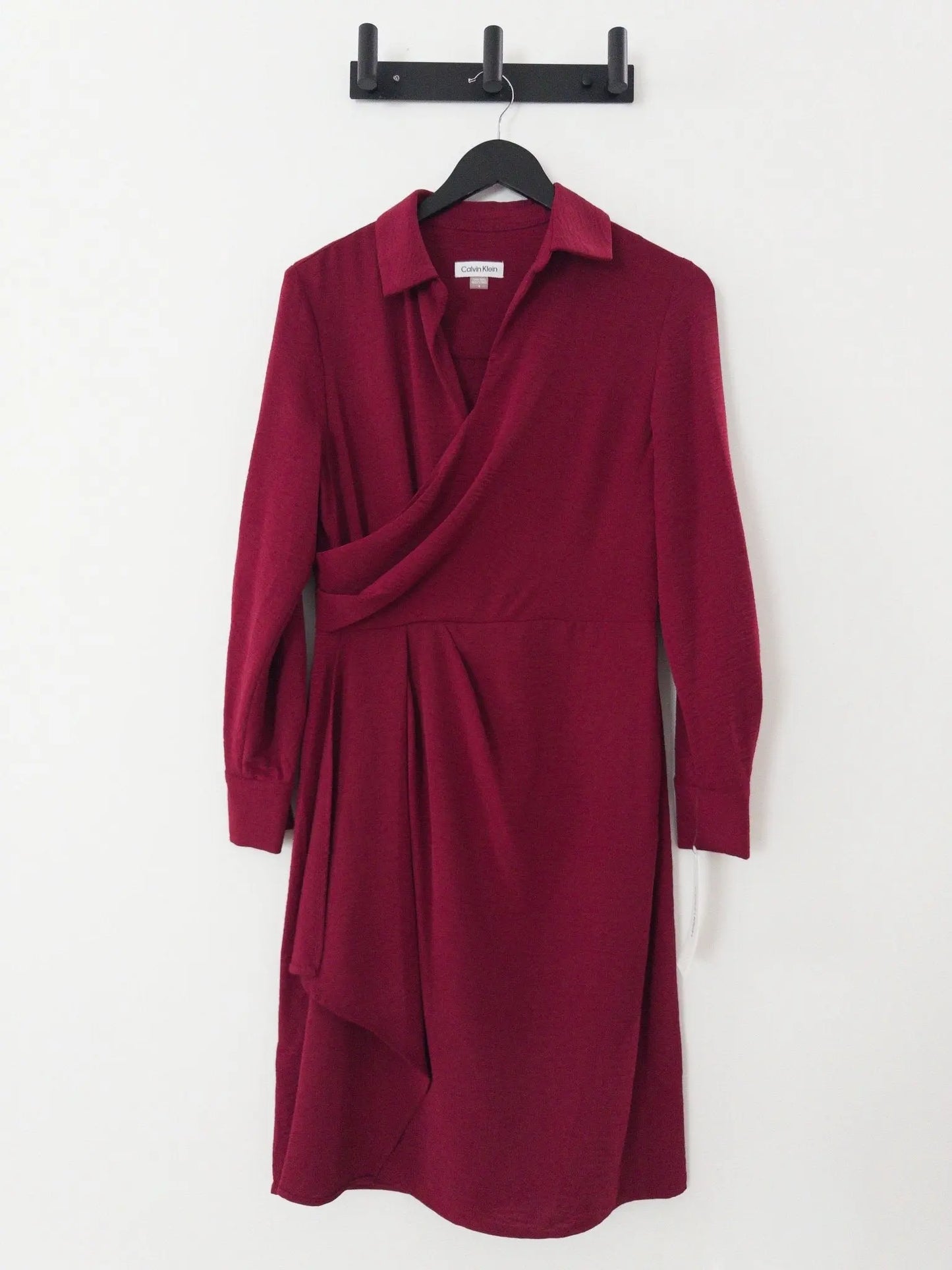 Collared Long - Sleeve A - Line Dress - Layalita
