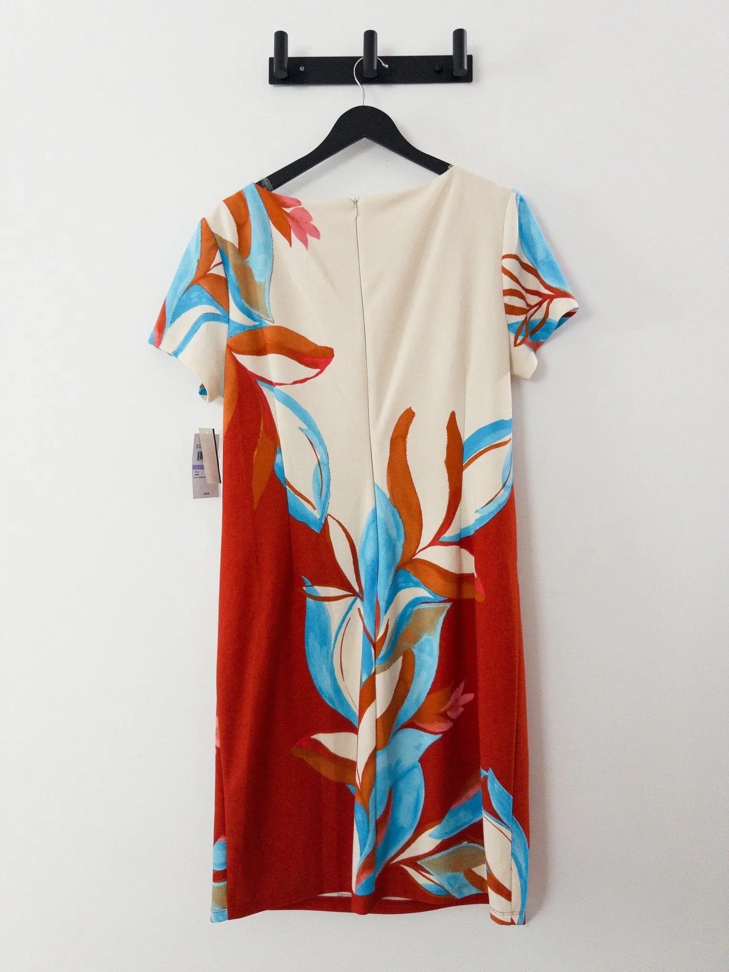 Colorblocked Placement-Print Sheath Dress R & M Richards 