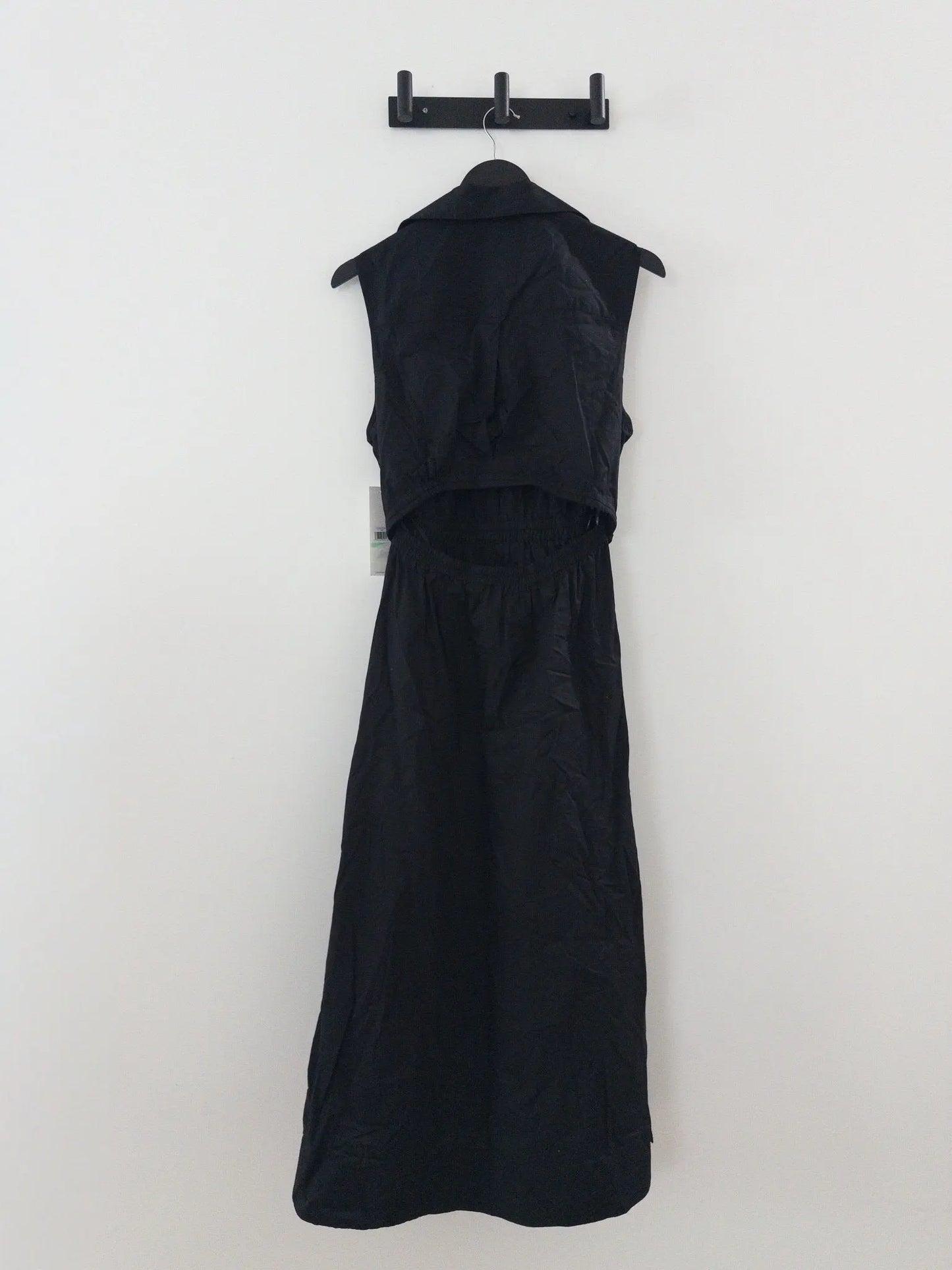 Cotton Drawstring Sleeveless Midi Dress - Layalita