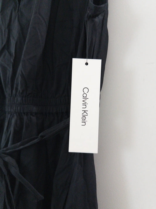 Cotton Drawstring Sleeveless Midi Dress - Layalita