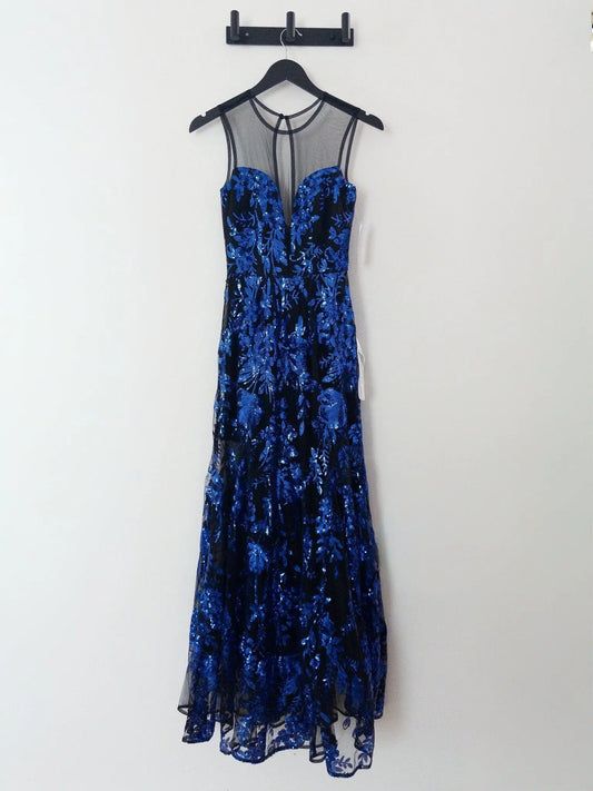 Eleanor Strapless Sequin Gown Dress the Population 