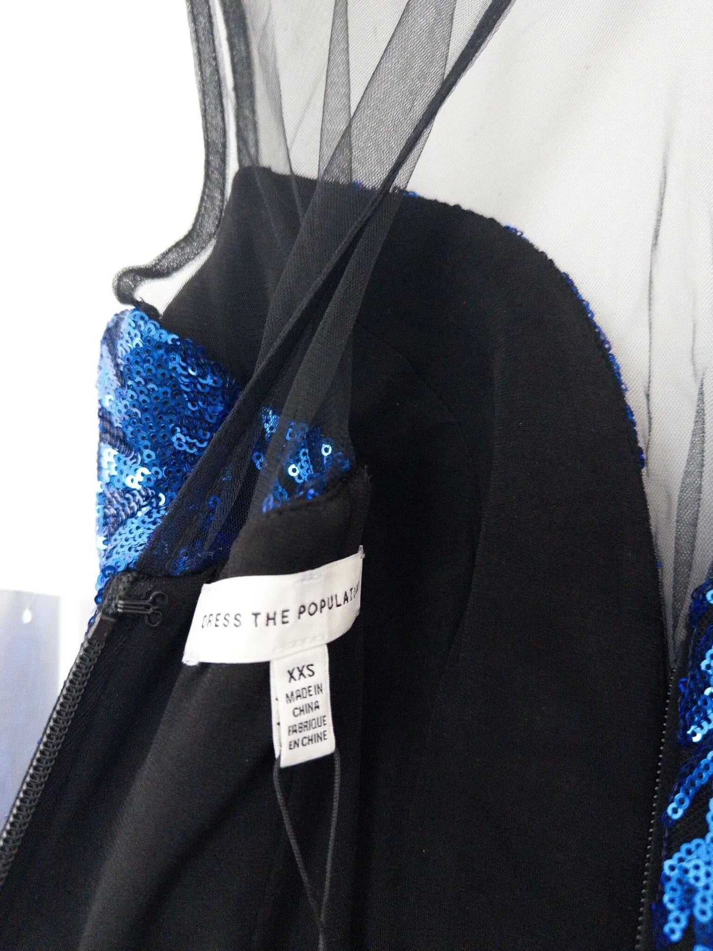 Eleanor Strapless Sequin Gown Dress the Population 