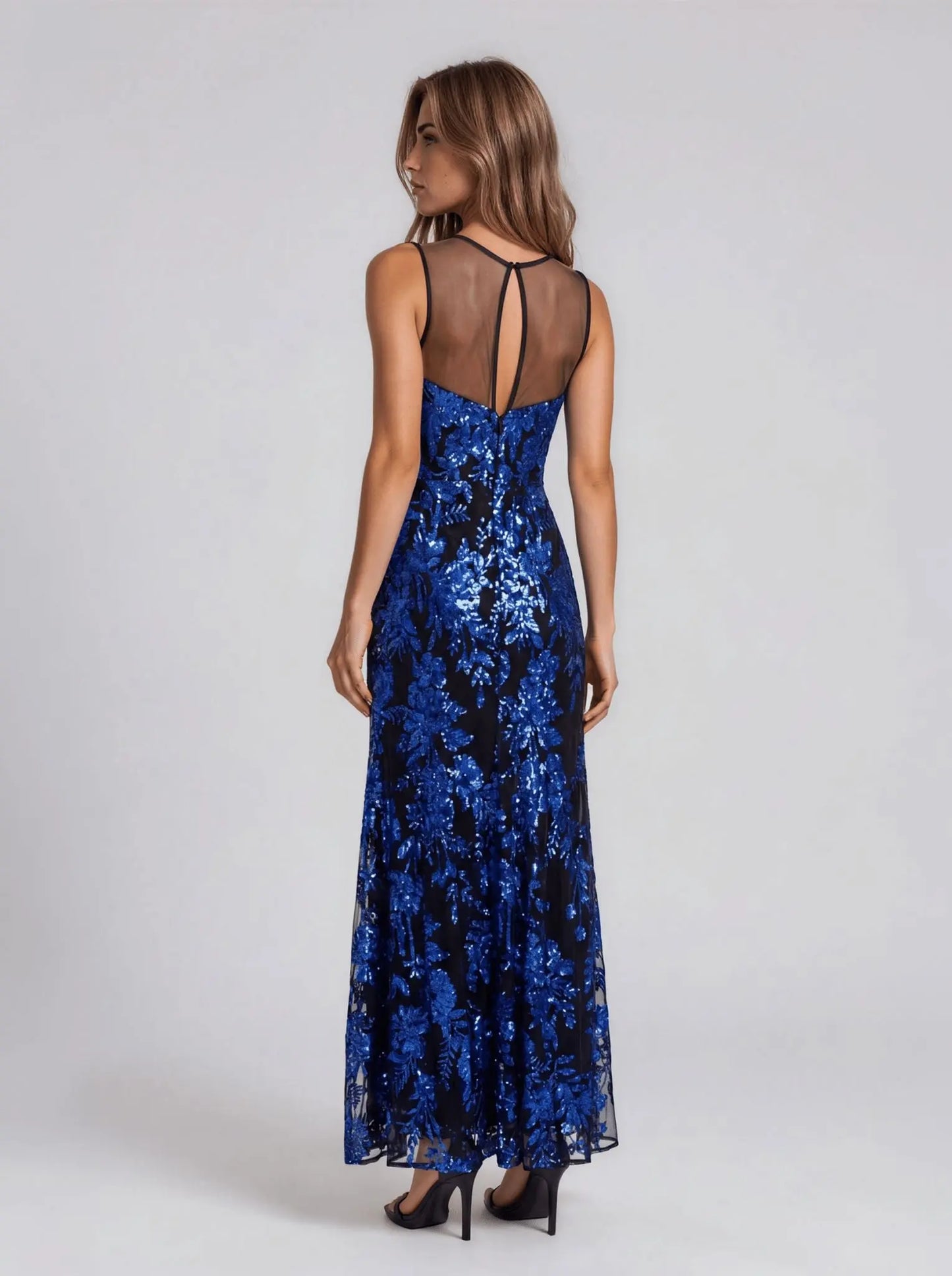 Eleanor Strapless Sequin Gown - Layalita