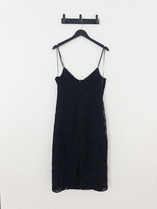 Embroidered Sleeveless Cocktail Dress - Layalita