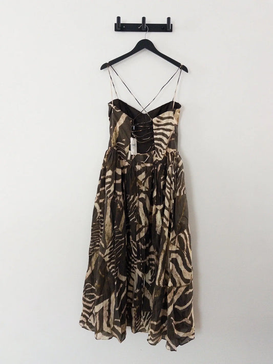 Estie Printed Sweetheart Maxi Dress Bardot 