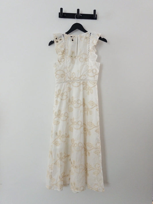 Eyelet Midi Dress Sam Edelman 
