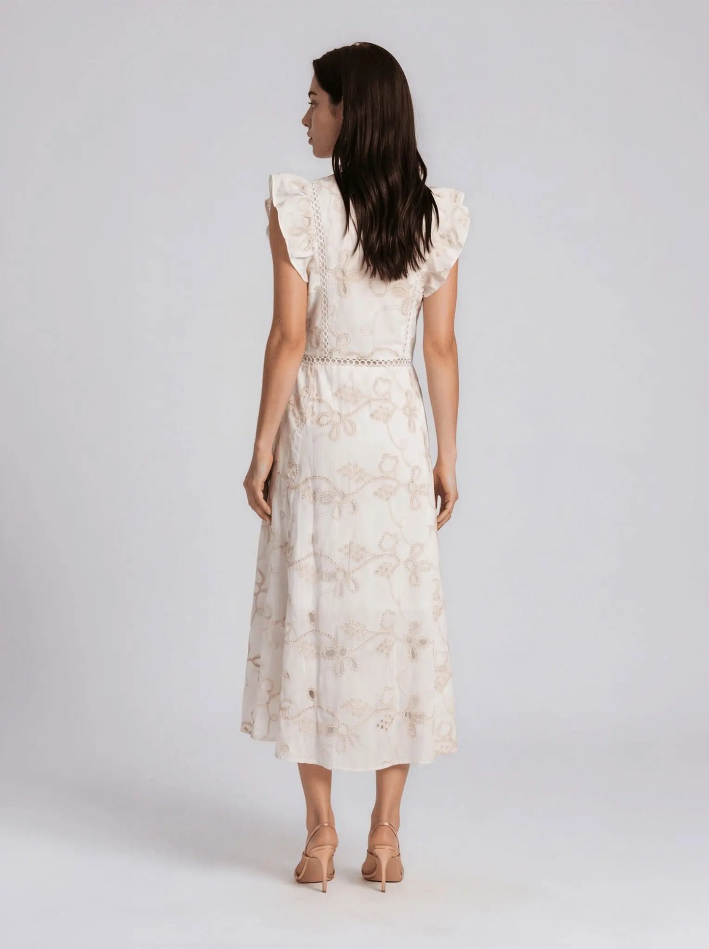 Eyelet Midi Dress - Layalita