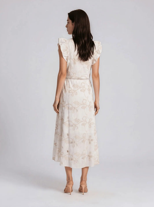 Eyelet Midi Dress - Layalita