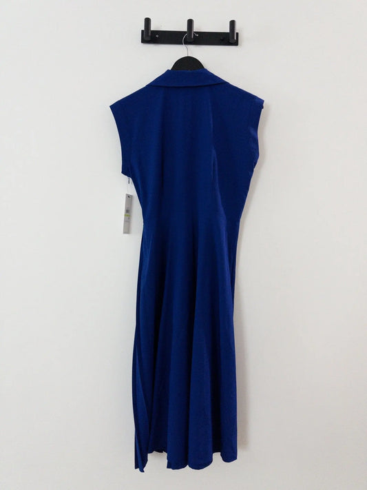 Faux-Wrap Sleeveless A-Line Dress Calvin Klein 