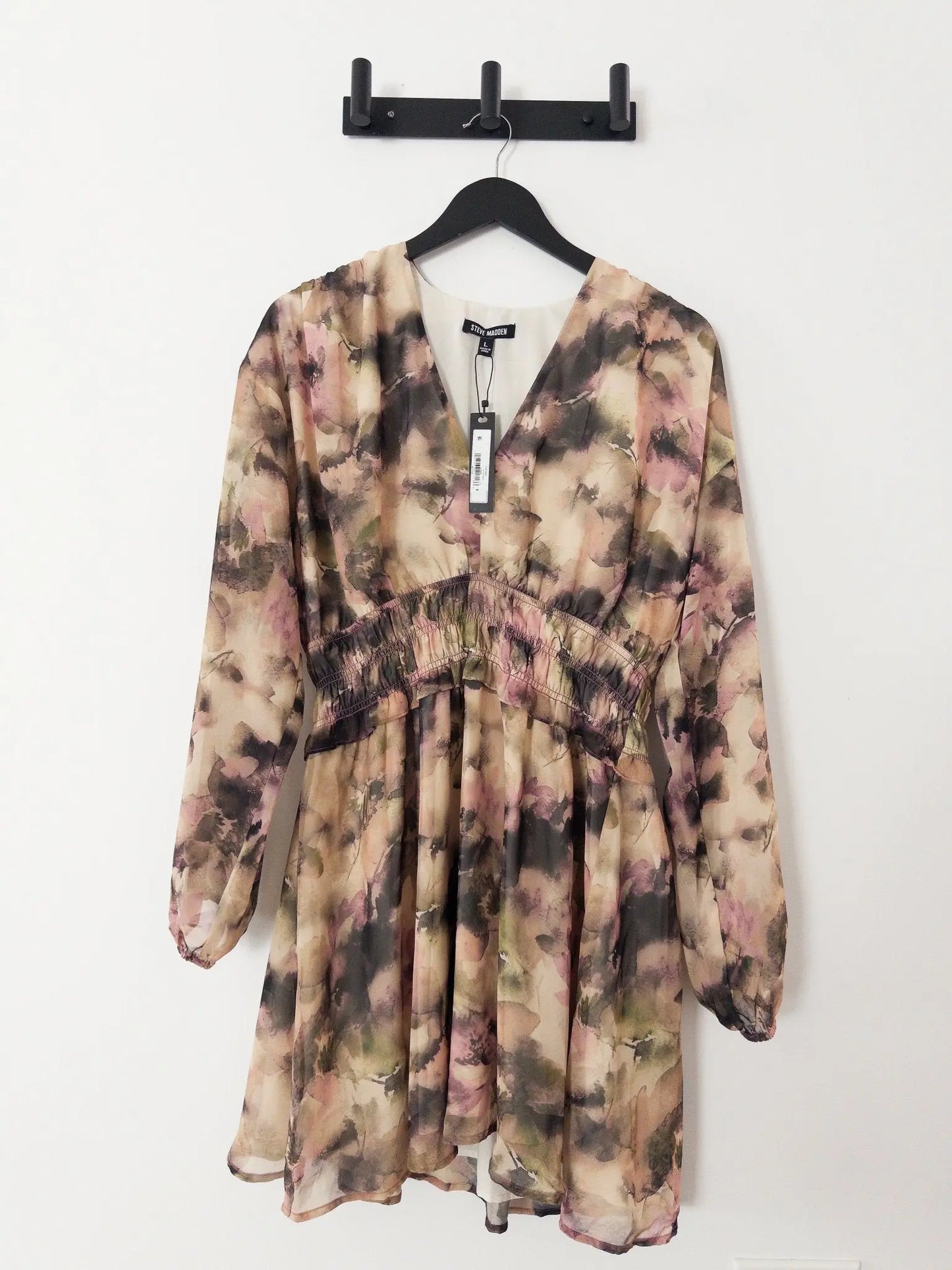Fiora Printed Smocked - Waist Dress - Layalita