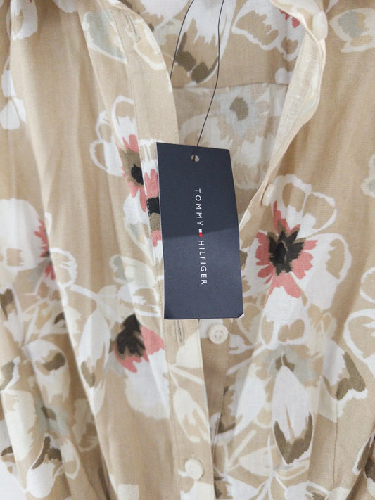 Floral Button-Down Shirt Dress - Layalita
