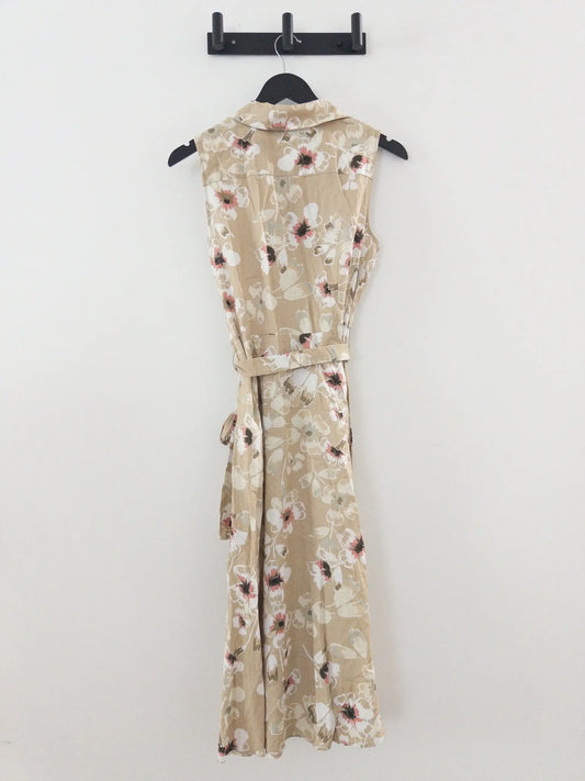 Floral Button-Down Shirt Dress - Layalita
