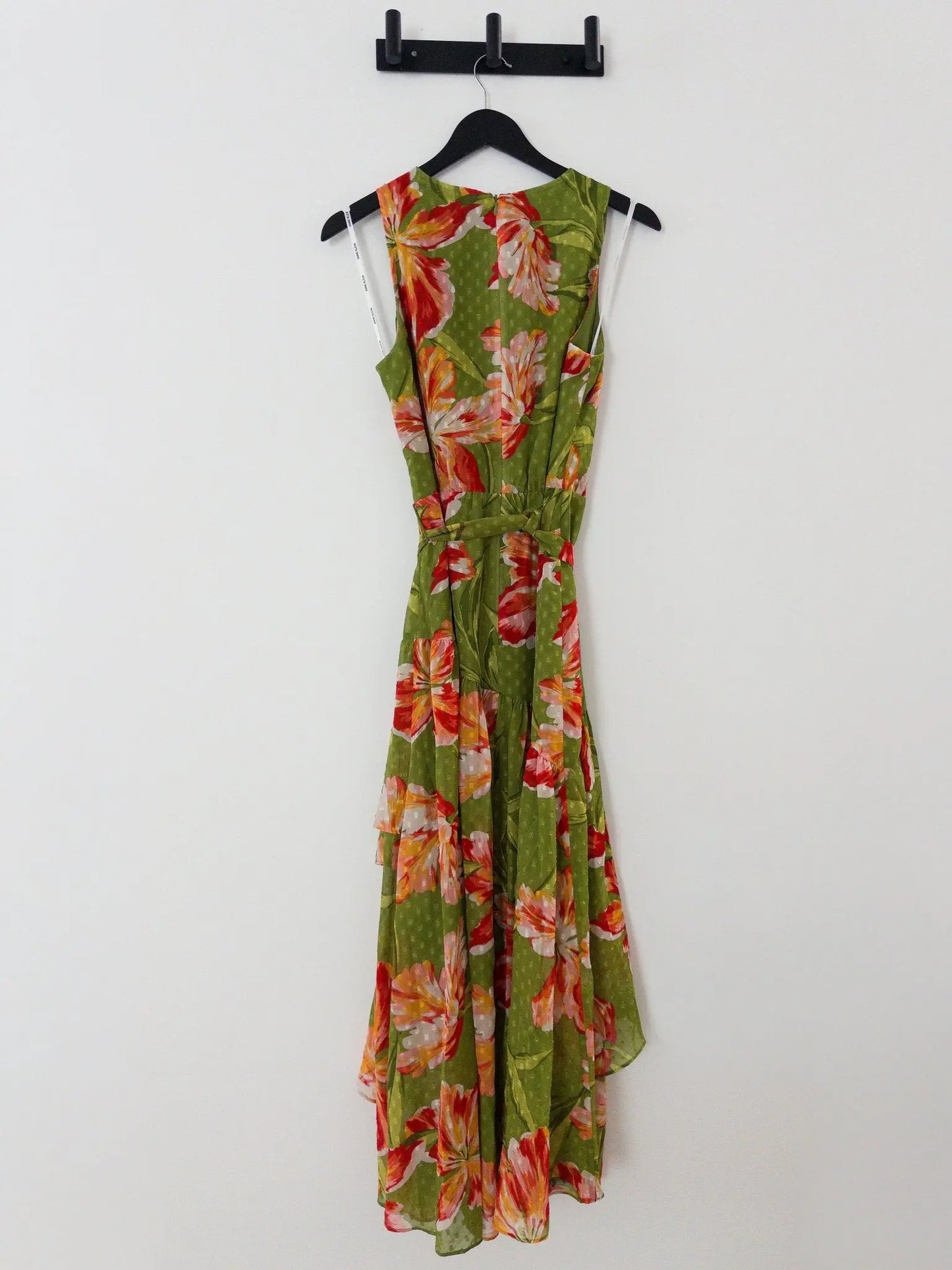 Floral - Print High - Low Faux - Wrap Dress - Layalita