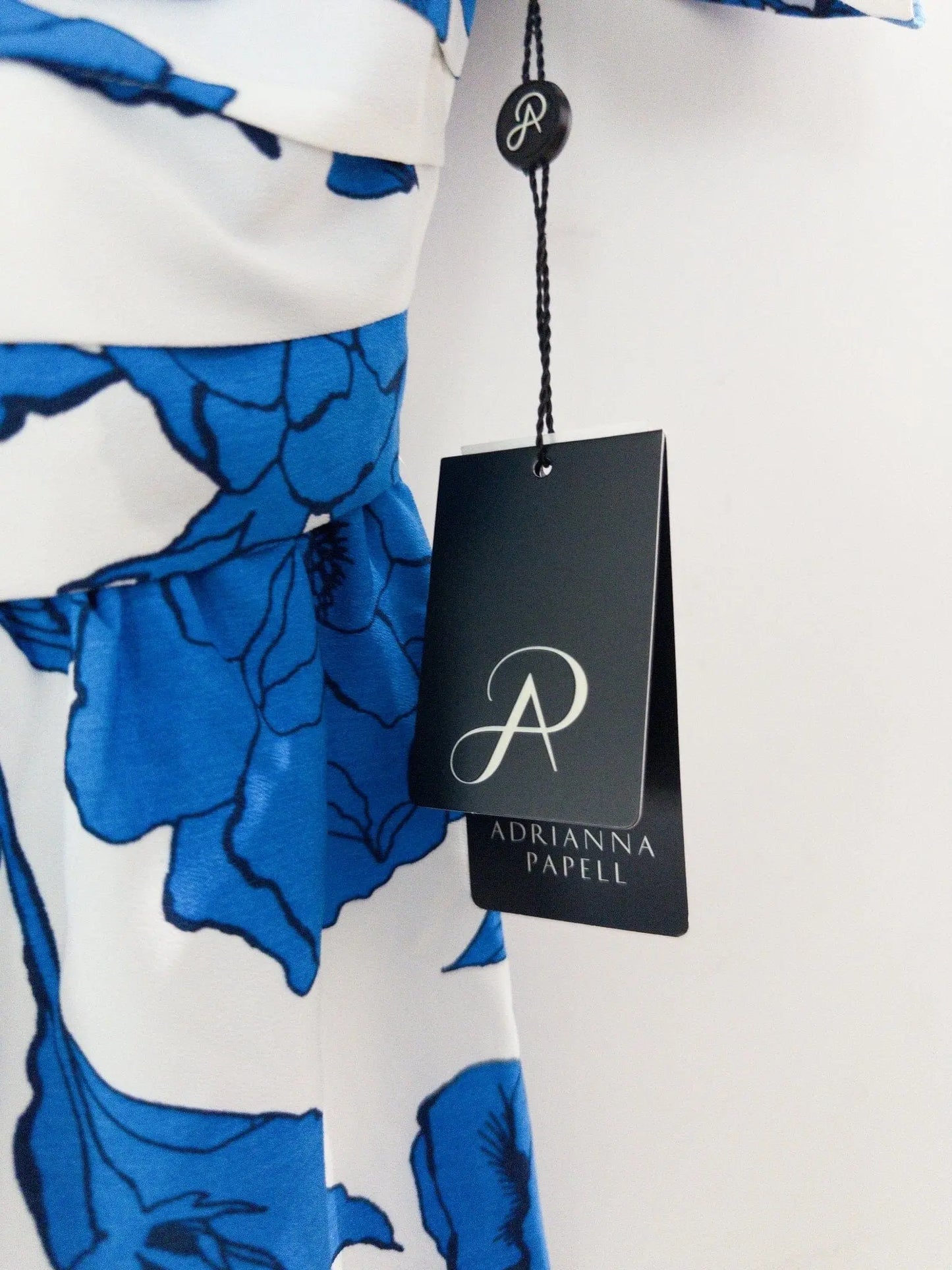 Floral-Print Square-Neck A-Line Dress Adrianna Papell 