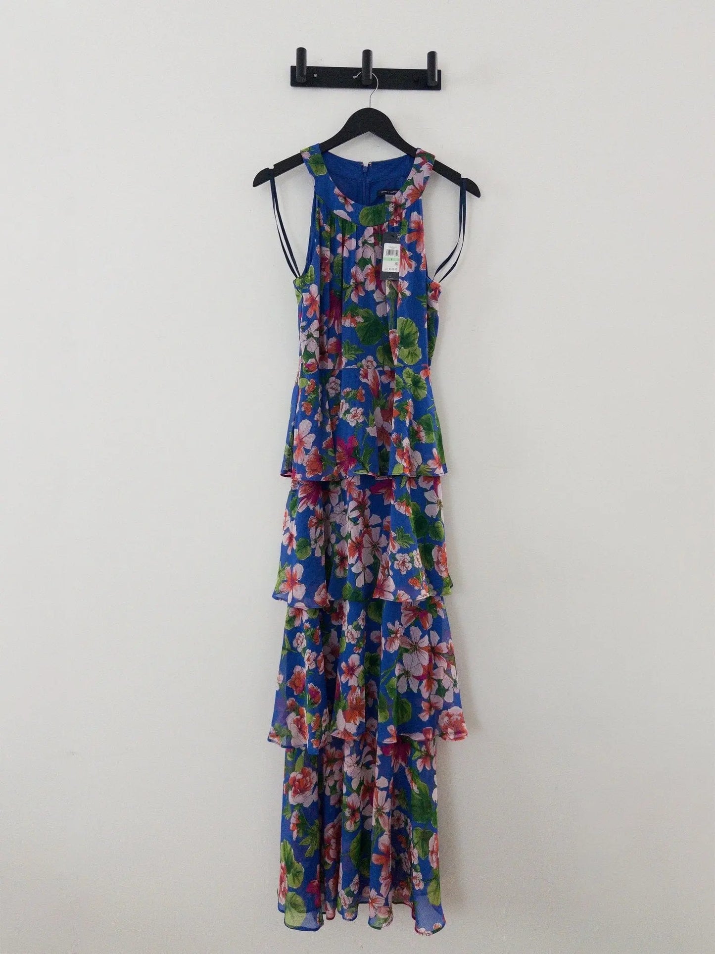 Floral-Print Tiered Halterneck Maxi Dress Tommy Hilfiger 