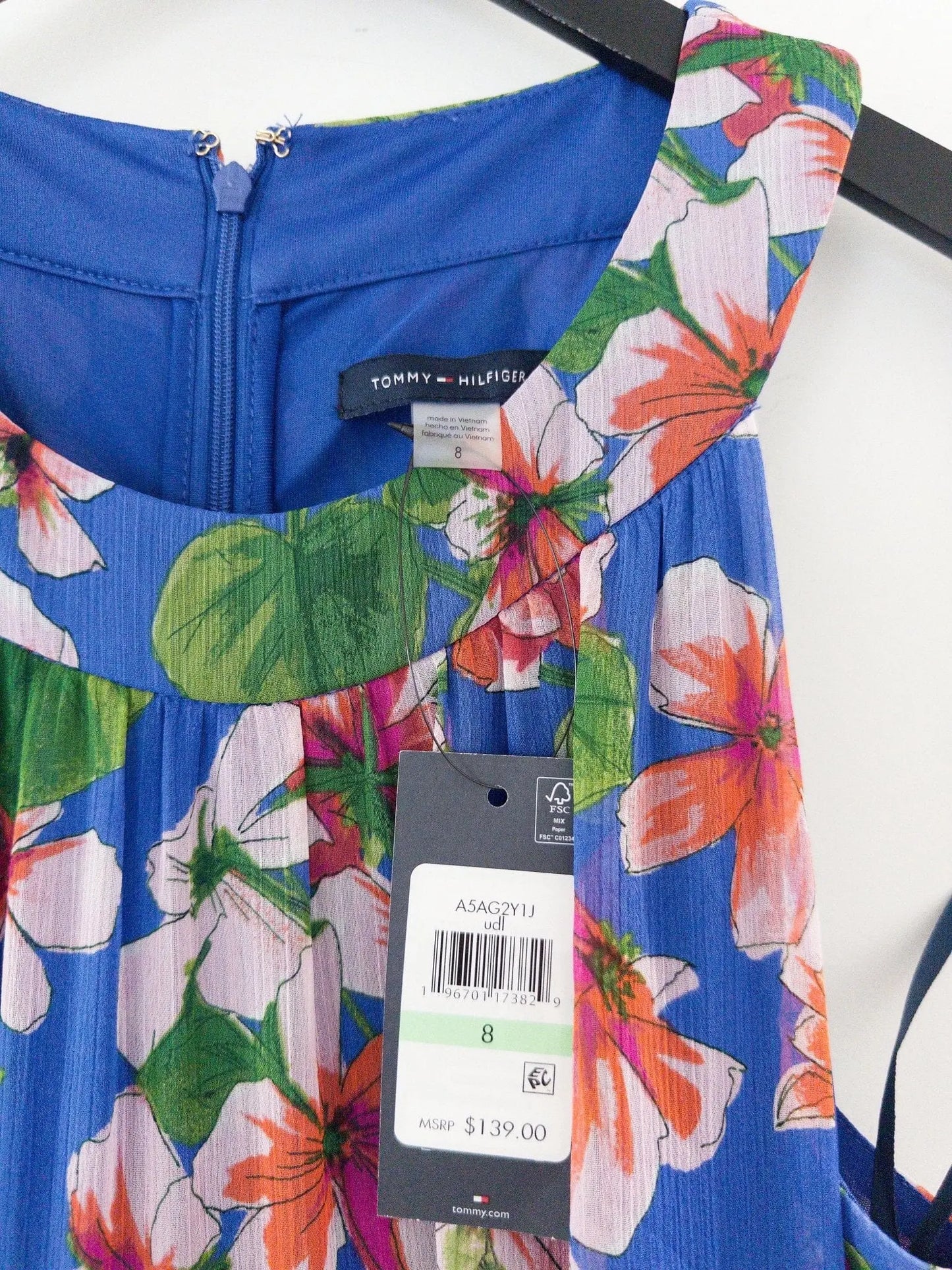 Floral-Print Tiered Halterneck Maxi Dress Tommy Hilfiger 