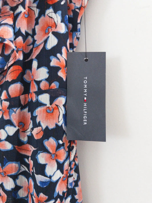 Flutter-Sleeve Faux-Wrap Dress - Layalita