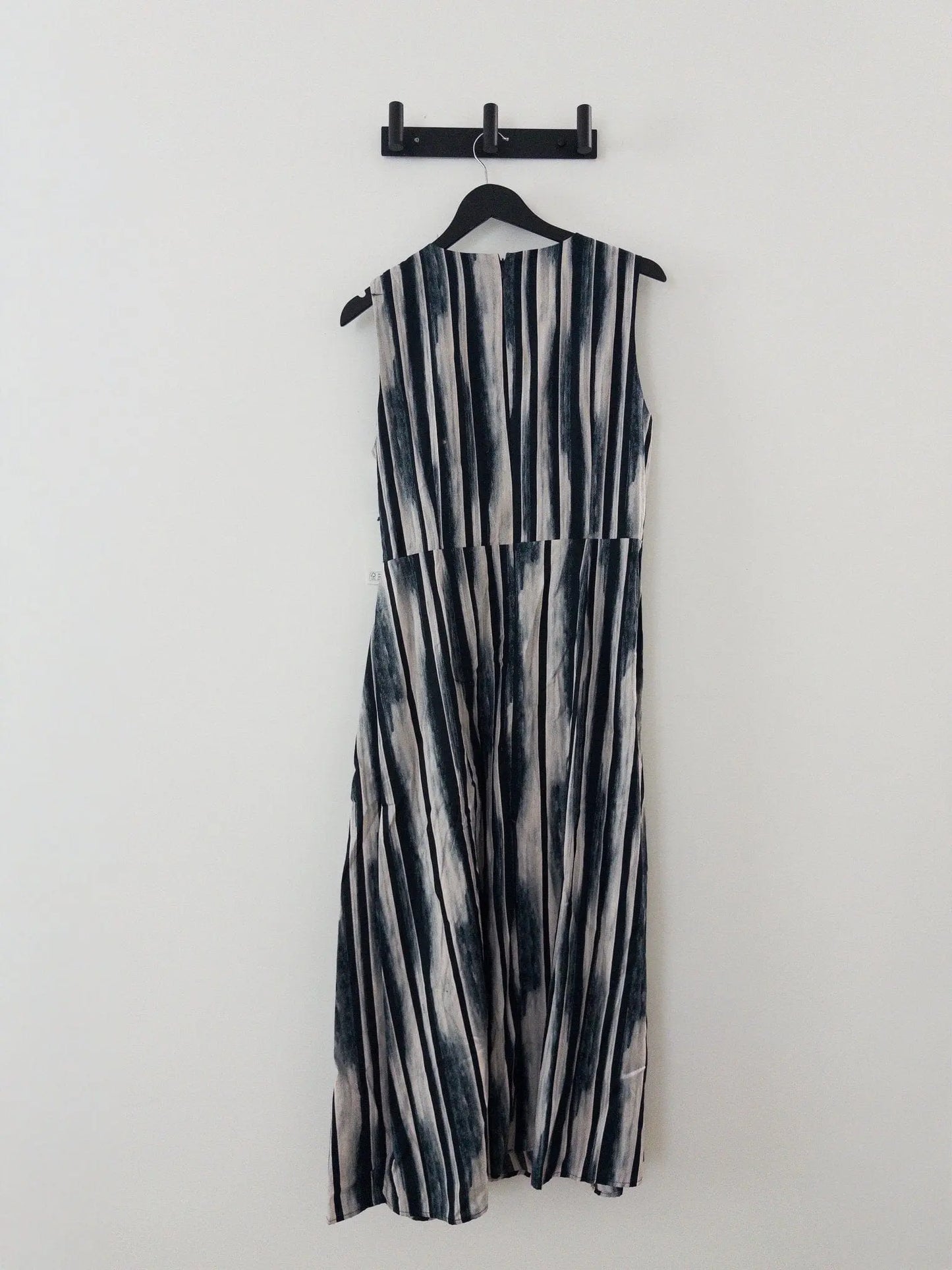 Jewel-Neck Faux-Wrap Sleeveless Dress DKNY 