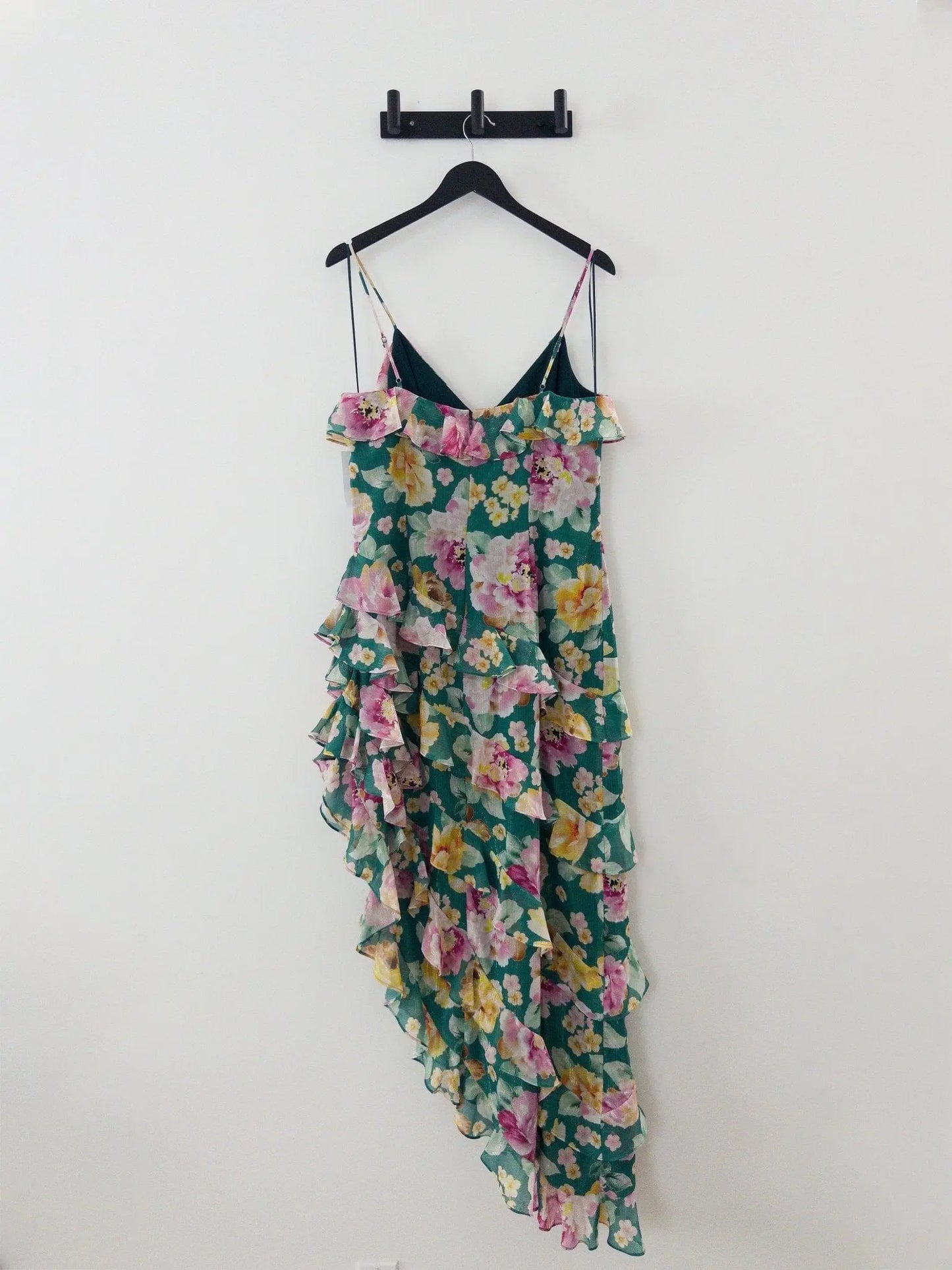 Josefina Printed Ruffle-Trim Dress Dress the Population 